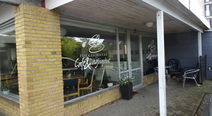 Exteriør af Folkekirkens cafe