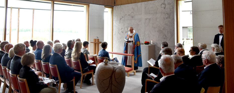 Fra indvielsen af Gøstrup Hospitalskirke